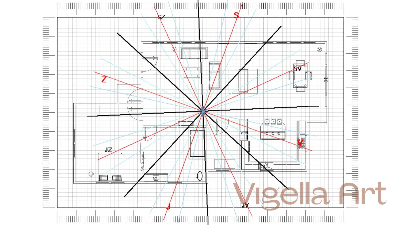 Jak umístit ložnici podle trigramu domu 