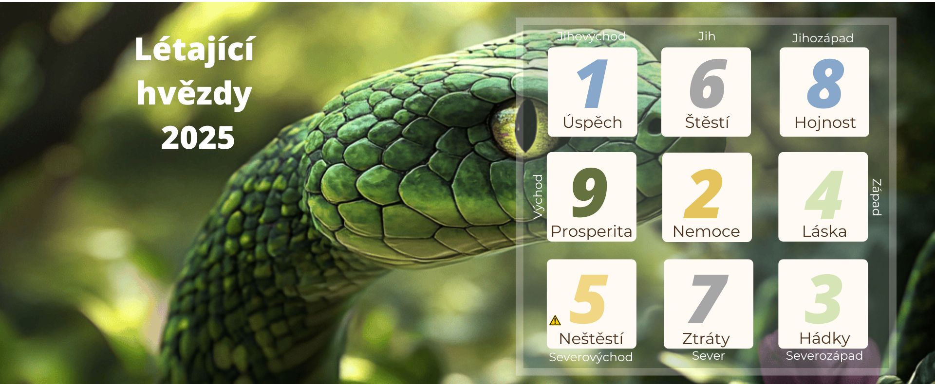 Létající hvězdy 2025 rok hada