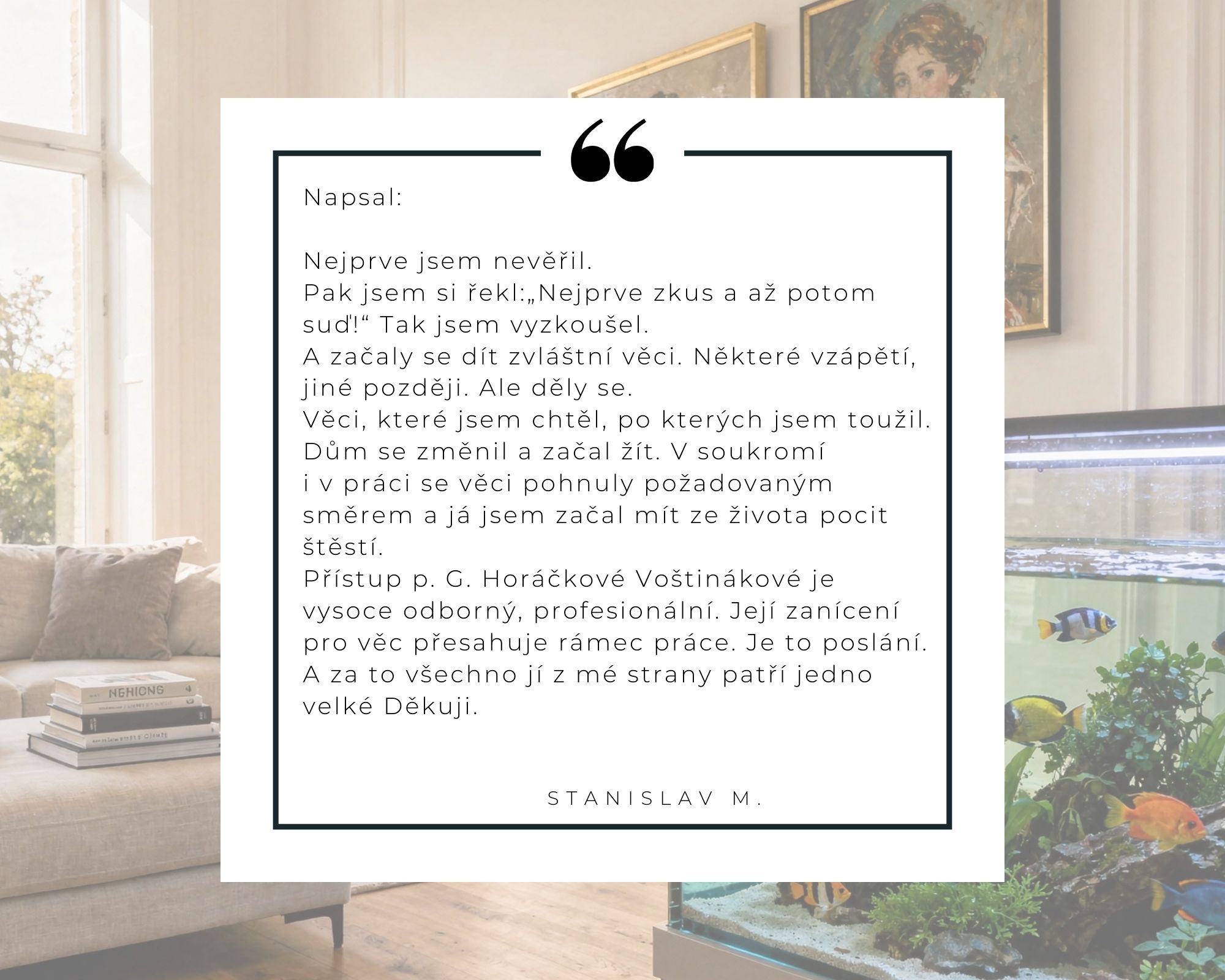 osobni skusenost s feng shui muz ktery nasel lasku pomoci feng shui